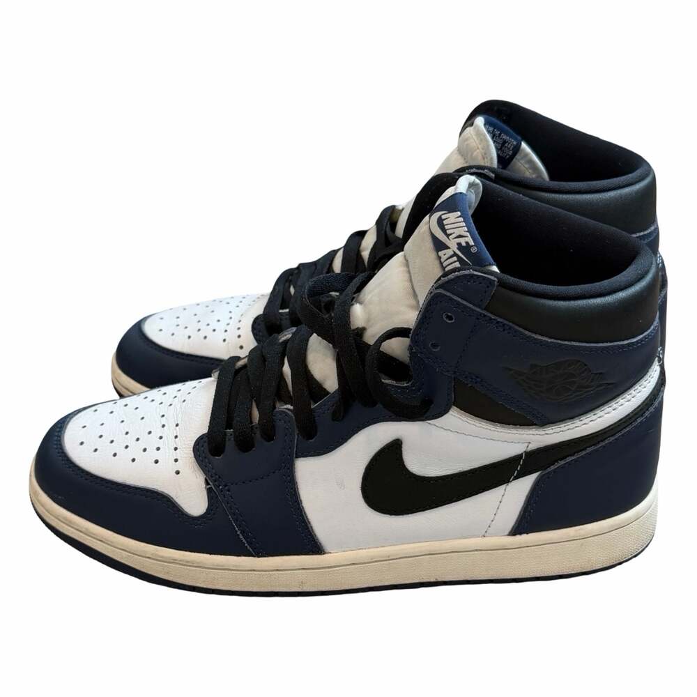 Air Jordan 1 Retro High OG Midnight Navy Men’s 9.5 DZ5485-401 - Picture 3 of 9